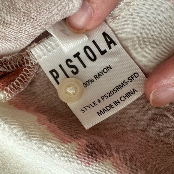 Pistola Zebra Print Button Down Size Large - Picture 7 of 7